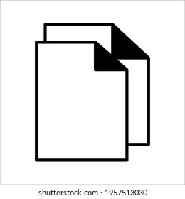 Document icon vector. files symbol vector illustration