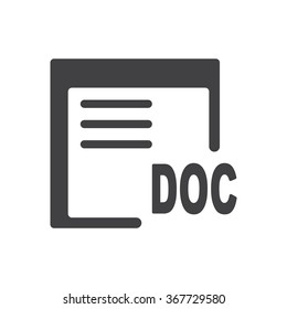 document Icon vector flat design