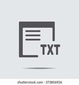 document Icon vector flat design