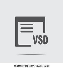 document Icon vector flat design