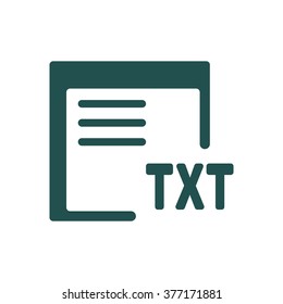 document Icon  vector flat design