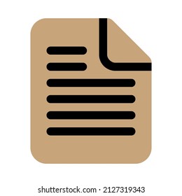 document icon vector graphic illustration