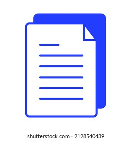 document icon vector graphic illustration