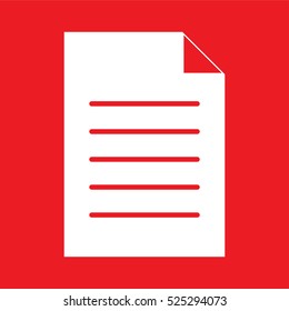 document Icon Vector Illustration