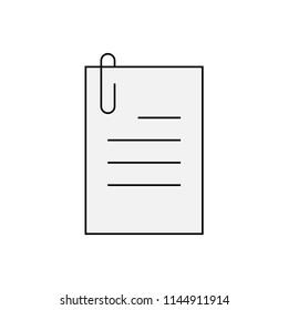 Document icon, vector illustration design. Communication collection.