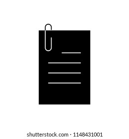 Document icon, vector illustration design. Communication collection.