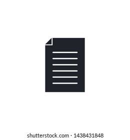 Document Icon Vector Illustration Eps