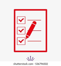 document, icon, vector illustration EPS 10