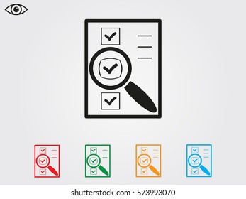 document, icon, vector illustration eps10