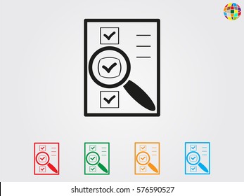 document, icon, vector illustration eps10