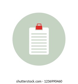 document icon - Document vector icon. Illustration isolated for graphic and web design, flat design