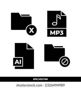 Document icon icon vector illustration logo template for many purpose. Isolated on white background.