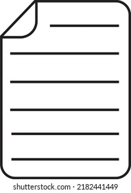 Document Icon vector illustration  for office