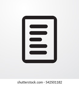 document icon vector illustration sign symbol