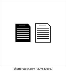 document icon vector illustration symbol