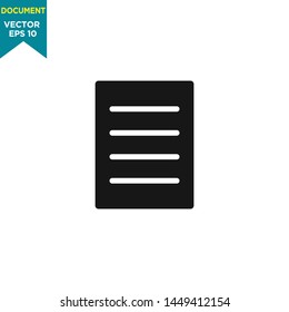 document icon vector logo template 