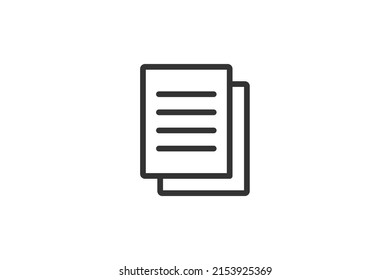 estilo moderno vectorial de icono de documento.