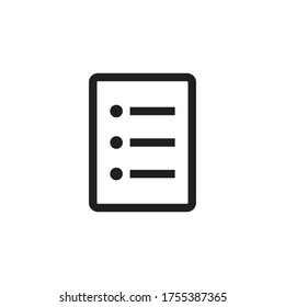 document icon vector sign symbol isolated