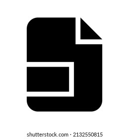 Document Icon Vector Symbol Design Illustration