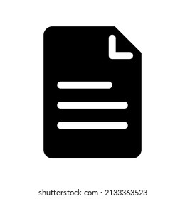 Document Icon Vector Symbol Design Illustration