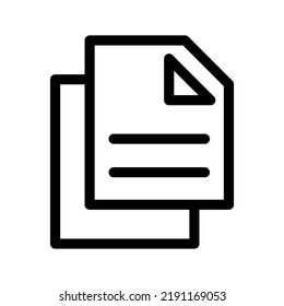 Document Icon Vector Symbol Design Illustration