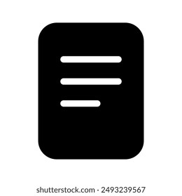 Icono de documento Ilustración de diseño de Vector