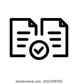 Document Icon Vector Symbol Design Illustration