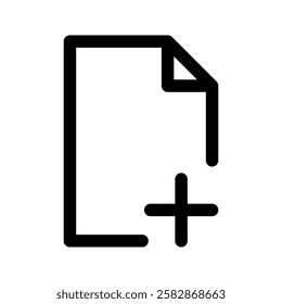 Document Icon Vector Symbol Design Illustration
