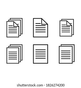 document icon vector symbol illustration