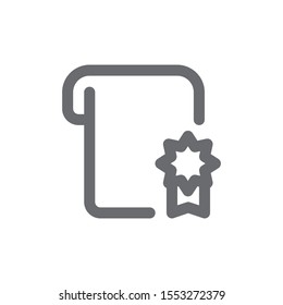 Document icon, Verify, Certificate, Building Icon, House, city and other