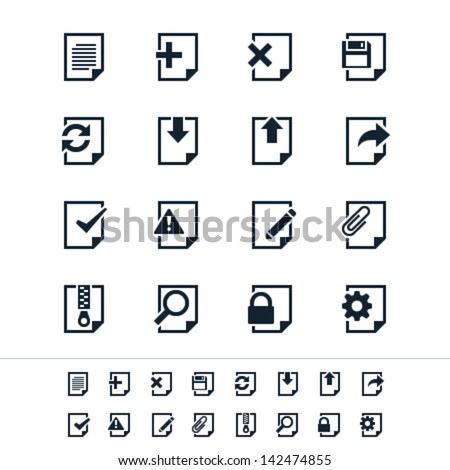 Document icons