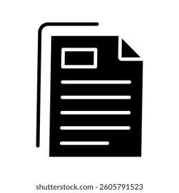 document icons  black and white with page curl and tabbed corner designs.