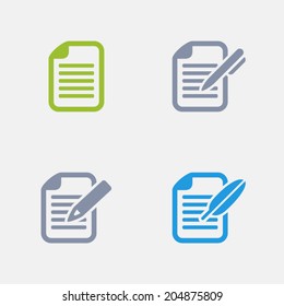 Document Icons. Granite Series. Simple glyph stile icons in 4 versions. The icons are designed at 32x32 pixels.