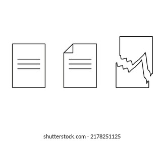Document icons, great design for any purpose. illustration on white background
