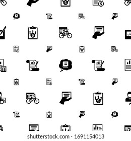 document icons pattern seamless. Included editable filled rental period, Knowledge, Taxes, Business Planning, mariage contract, web services icons. document icons for web and mobile.
