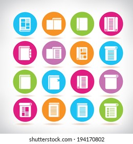 document icons set