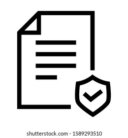 document icons, such as files, checkmark, find, search, paper. Document icon isolated 
