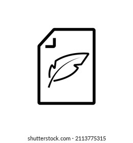 Document  icons  symbol vector elements for infographic web
