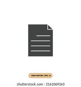 Document icons  symbol vector elements for infographic web