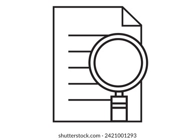 Document Icons or symbols. Computer icons, digital symbols, digital vector icons. 