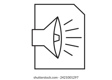 Document Icons or symbols. Computer icons, digital symbols, digital vector icons. 