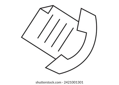 Document Icons or symbols. Computer icons, digital symbols, digital vector icons. 