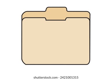 Document Icons or symbols. Computer icons, digital symbols, digital vector icons. 