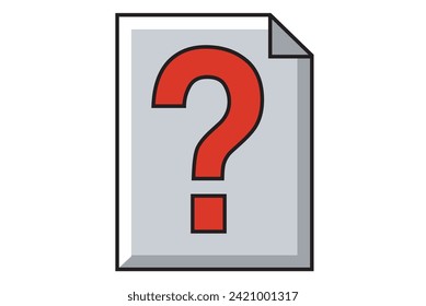 Document Icons or symbols. Computer icons, digital symbols, digital vector icons. 