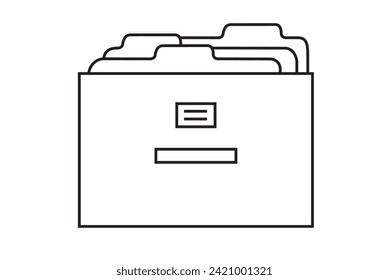 Document Icons or symbols. Computer icons, digital symbols, digital vector icons. 