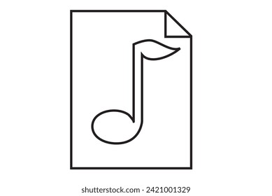 Document Icons or symbols. Computer icons, digital symbols, digital vector icons. 