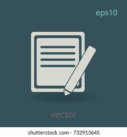 Document icon,vector design