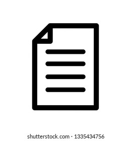 Document icon,vector illustration. Flat downstairs style. vector document icon illustration isolated on White background, document icon Eps10. document icons graphic design vector symbols.