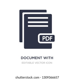 document with image and content icon on white background. Simple element illustration from Education concept. document with image and content icon symbol design.
