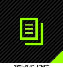 Document isolated minimal single flat linear icon for application and info-graphic. Paper line vector icon for websites and mobile minimalistic flat design.